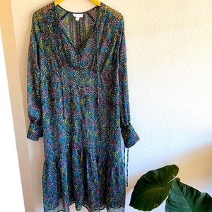 Women’s Floral Sheer Maxi Dress